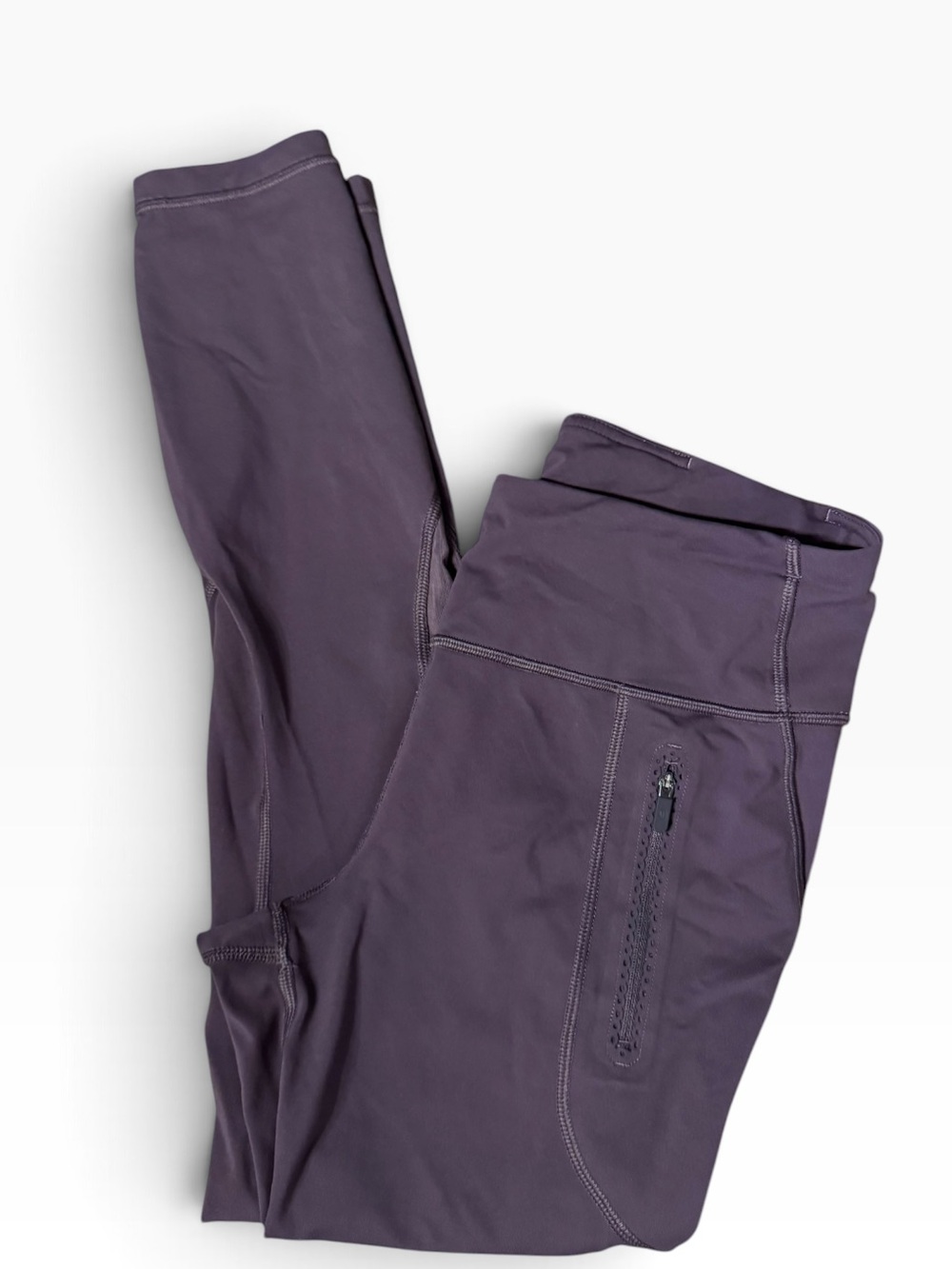 lululemon athletica Plum High-Rise Active Leggings with Zip Pocket